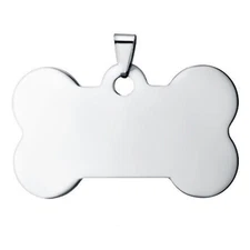 PET ID TAG CUSTOM ENGRAVED PERSONALIZED DOG CAT NAME TAGS DOUBLE SIDE