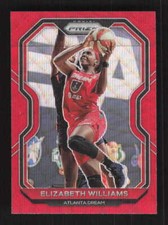 Elizabeth Williams 2021 Panini Prizm WNBA Ruby Wave Atlanta Dream #34