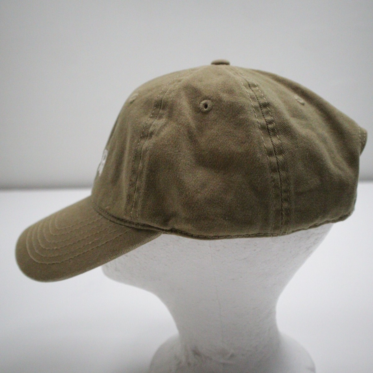 Vuori Signal Dad Hat Washed Cotton Twill Adjustable Fit OS Green Preppy Military View 3