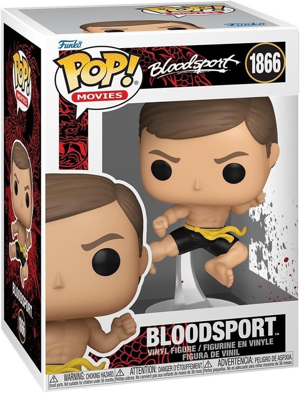 BLOODSPORT - FRANK DUX 3.75" POP MOVIES VINYL FIGURE FUNKO 1866 NEW IN BOX