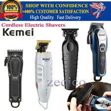 Kemei Cordless Hair Clipper Electric Hair Clipper 0 Gap Trimmer HairCutting 2299