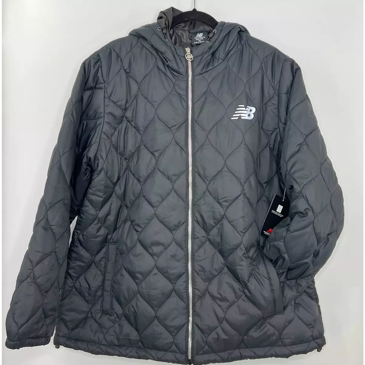 New balance puffer quilted tech jacket 2025