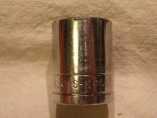 S-K, 1/2" Drive, 12 point, 15/16 Standard Socket. 40130 Good Condition. USA Made