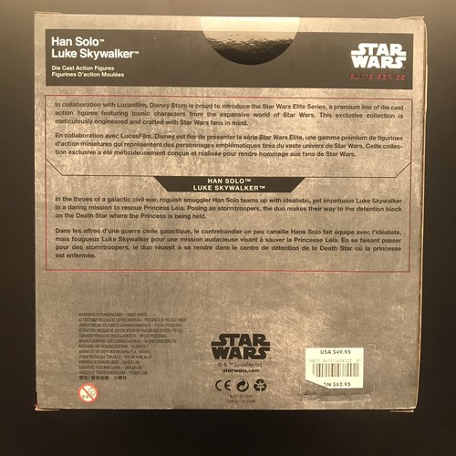 Star Wars Die Cast Elite Han Solo Luke Skywalker Stormtrooper Disguise 6 Inch - Picture 5 of 7