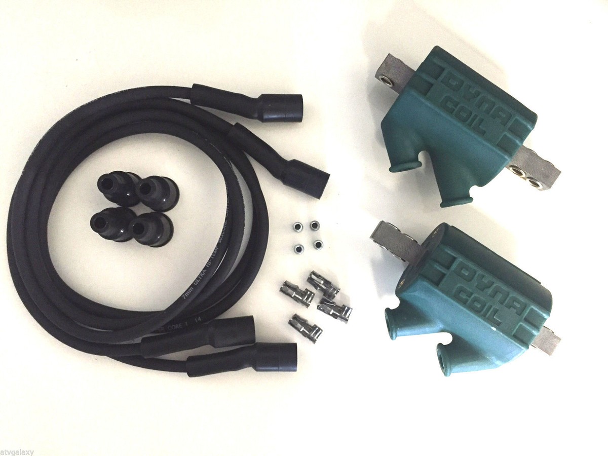 ゴー Dynatek Dyna Ignition Coils 3 ohm Dual Output DC1-1 Wires DW