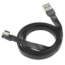 3CM USB 3.0 Type-A Male to USB3.1 Type-C Male Up/Down Angle USB Data Sync Cable