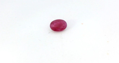 1.0ct Reddish Pink Oval Cut Loose Genuine Natural Ruby 7.0 x 5.0mm