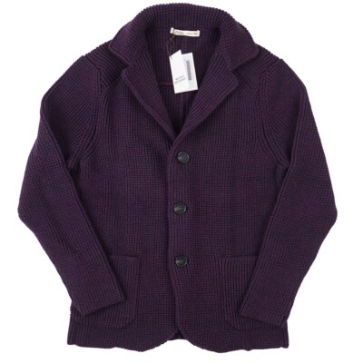 Maurizio Baldassari F/W 24-25 Wool Cardigan Sweater-Blazer S Brenta Swacket NWT