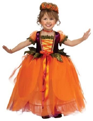Pumpkin Princess Costume, Todd 3T-4T 