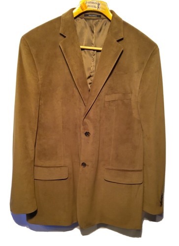 pronto uomo 48 long brown corduroy 
