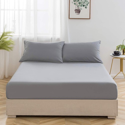 Lenzuola aderenti 30 cm 100% cotone egiziano singole doppie super king size - Foto 17 di 24