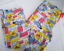 Plus Size DISNEY Winnie the Pooh  Friends Lounge Pants Sleepwear 2X Pockets