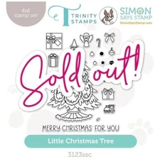 Trinity LITTLE CHRISTMAS TREE Stamptember 2024 Stamps Simon Says HOLIDAY Decor