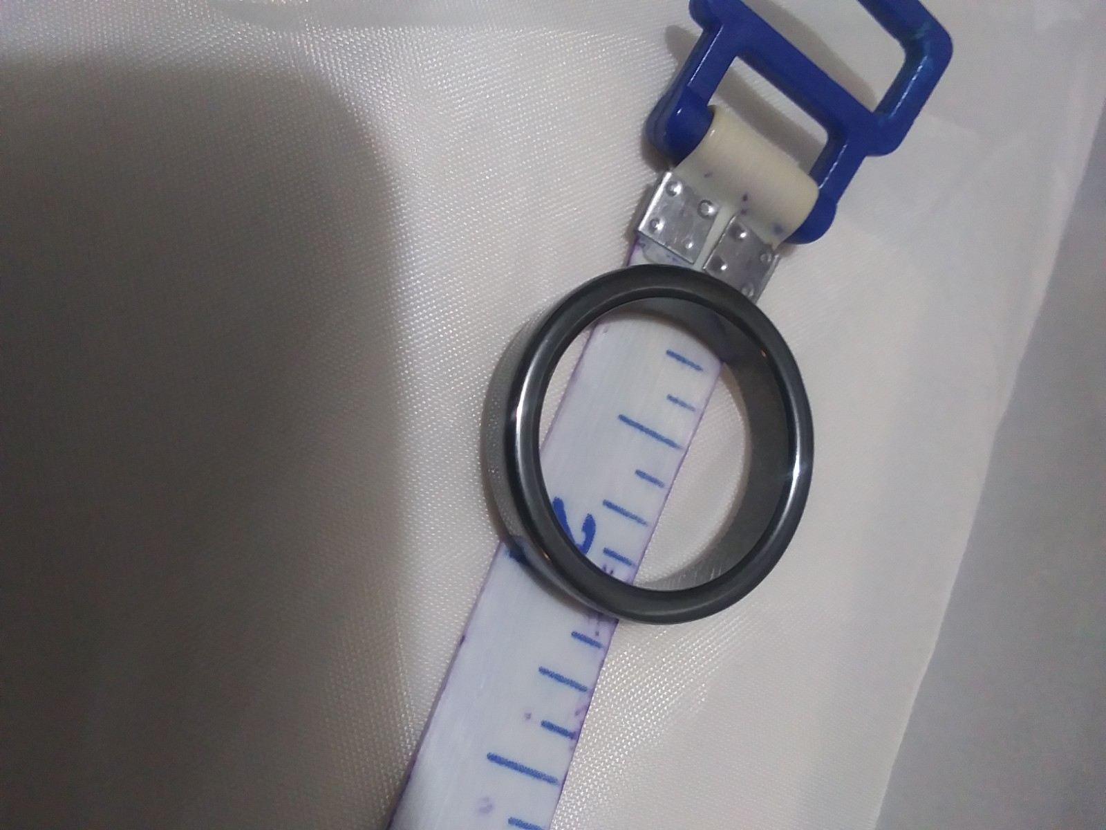 Real Non Magnetic Black Flat Hematite Basic Ring … - image 8