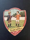 J BAINES LTD BRIGHTON & HOVE ALBION CARD / SHIELD c1909-1924