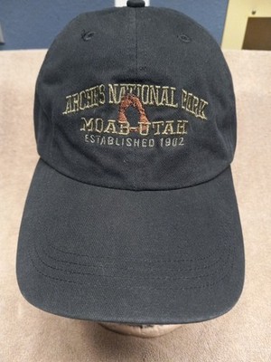 Arches National Park Moab Utah - Black Adjustable Baseball Hat  