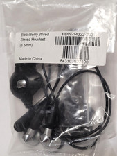 Genuine Blackberry Quality Wired Stereo Headset Earphones HDW-14322-003 NEW