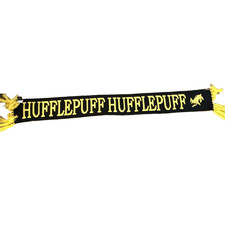 Universal Studios Harry Potter Hufflepuff Scarf Reversible Black Yellow
