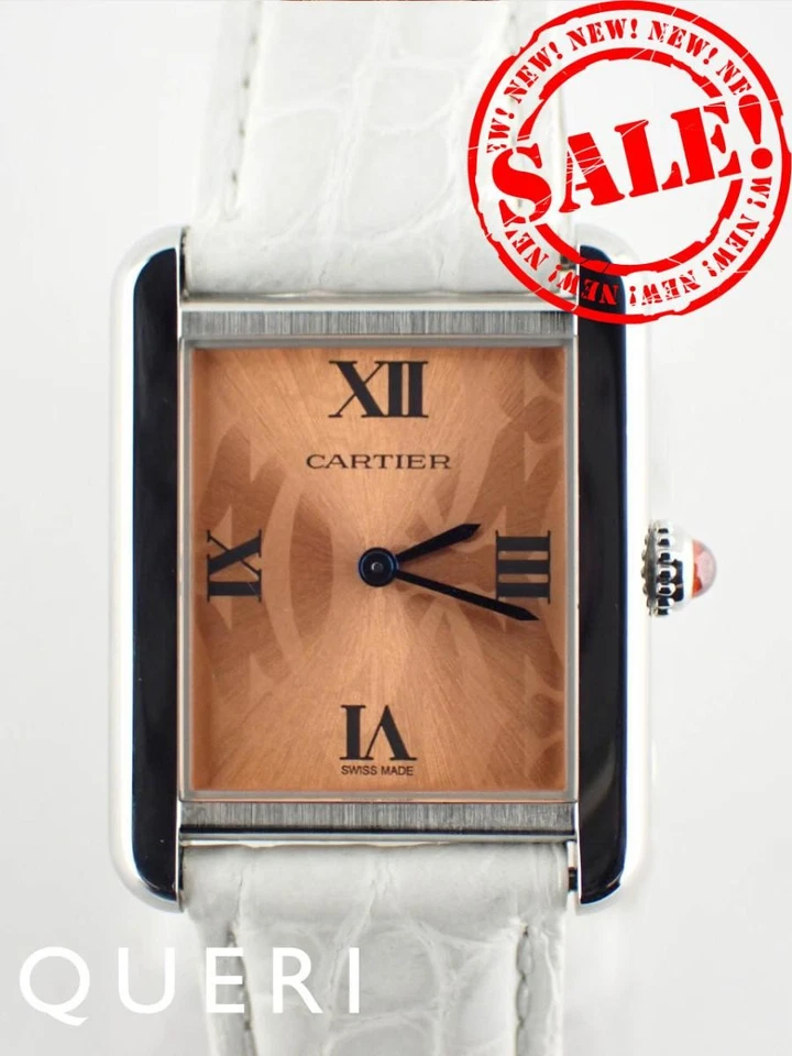 Cartier Tank Solo SM Quartz Orange Dial Limited Edition W1019455 Square Dial - Image 2 of 4