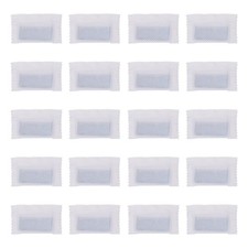 20Pcs Covered Drapery Weights, 15g Iron Curtain Bottom Weights, White
