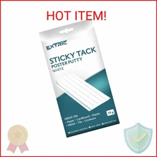 EXTRIC Sticky Tack, Poster Putty, White Color Wall Putty, Sticky Tack for Wall H