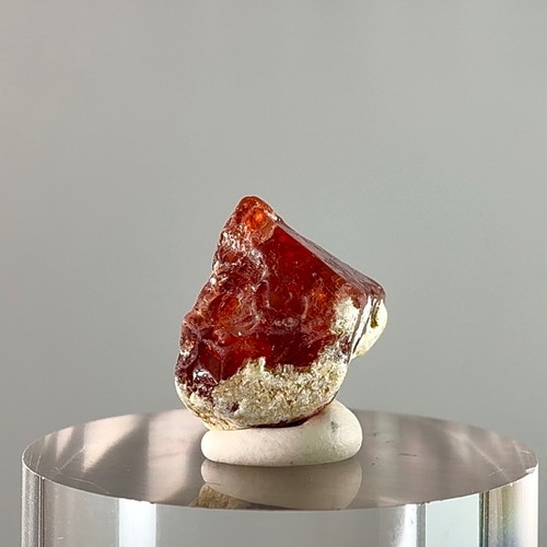 RARE Natural Cinnamon Orange Gem Mahenge Spinel Crystal From Tanzania - Picture 4 of 10