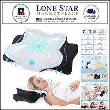 Ergonomic Cervical Pillow for Neck Pain Relief - Queen Size Memory Foam Comfort