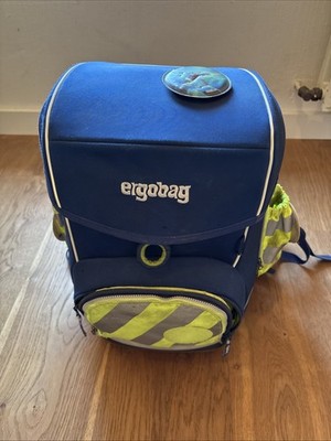 Ergobag Schulranzen Jungen, Blau Gelb Neon