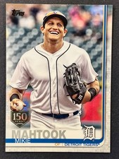 2019 Topps 150 Years Gold Stamp Parallel #477 Mike Mahtook Detroit Tigers