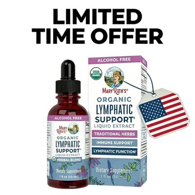 Mary Ruth s Organic Lymphatic Support   Alcohol-Free, 30mL