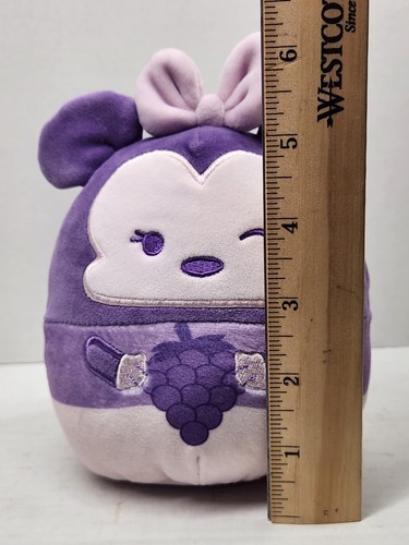 Squishmallow Disney 6" Minnie Mouse Grape Scented Plush ~ GOOD USED CONDITION - Picture 6 of 7