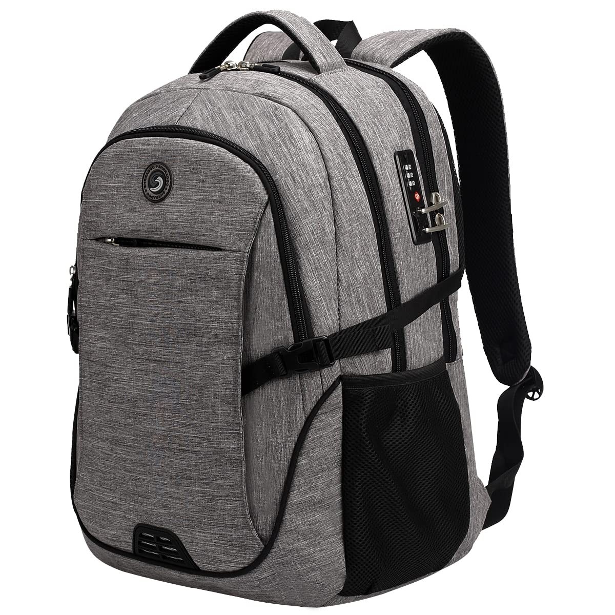 SOLDIERKNIFE A16017 Anti Theft Laptop Backpack - Gray