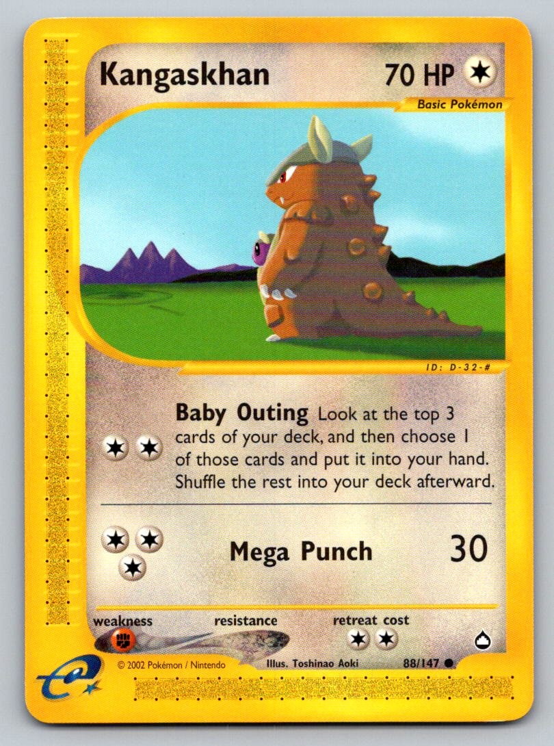 Kangaskhan Common Aquapolis 088/147 NM