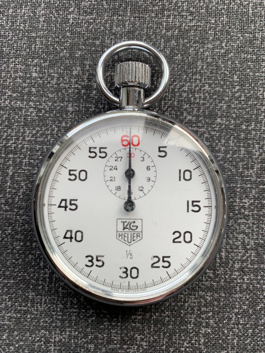 TAG/Heuer Mechanical Stopwatch Dashboard Rally Timer Serviced 3 | eBay