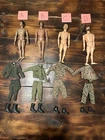 Vintage 1960s GI Joe Figures Accessories 12” Talking Clothes Boots Lot