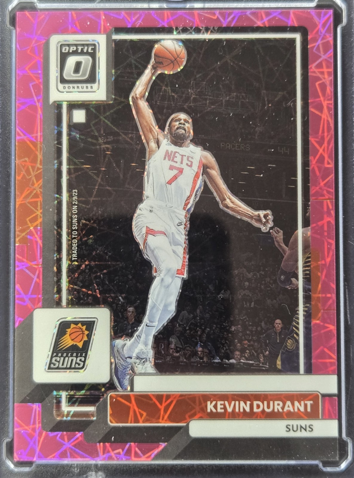 Kevin Durant 2022 Donruss Optic Pink Velocity #9 Serial Numbered /79