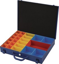 Sortimentskasten B438xT342xH70mm 23 F&auml;cher blau blau TECWERK