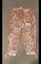 ZARA PASTEL FLOWER PRINT PANTS