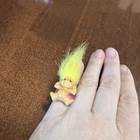 RUSS Trolls Vintage Doll Ring Yellow Hair Pink Band — photo 3