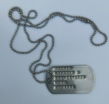 Military Dog Tag - Desert Storm USA Dog Tag Chain