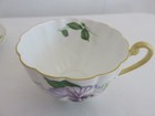 Vintage Shelley Pansy #13823 Bone China Teacup and Saucer England — photo 7
