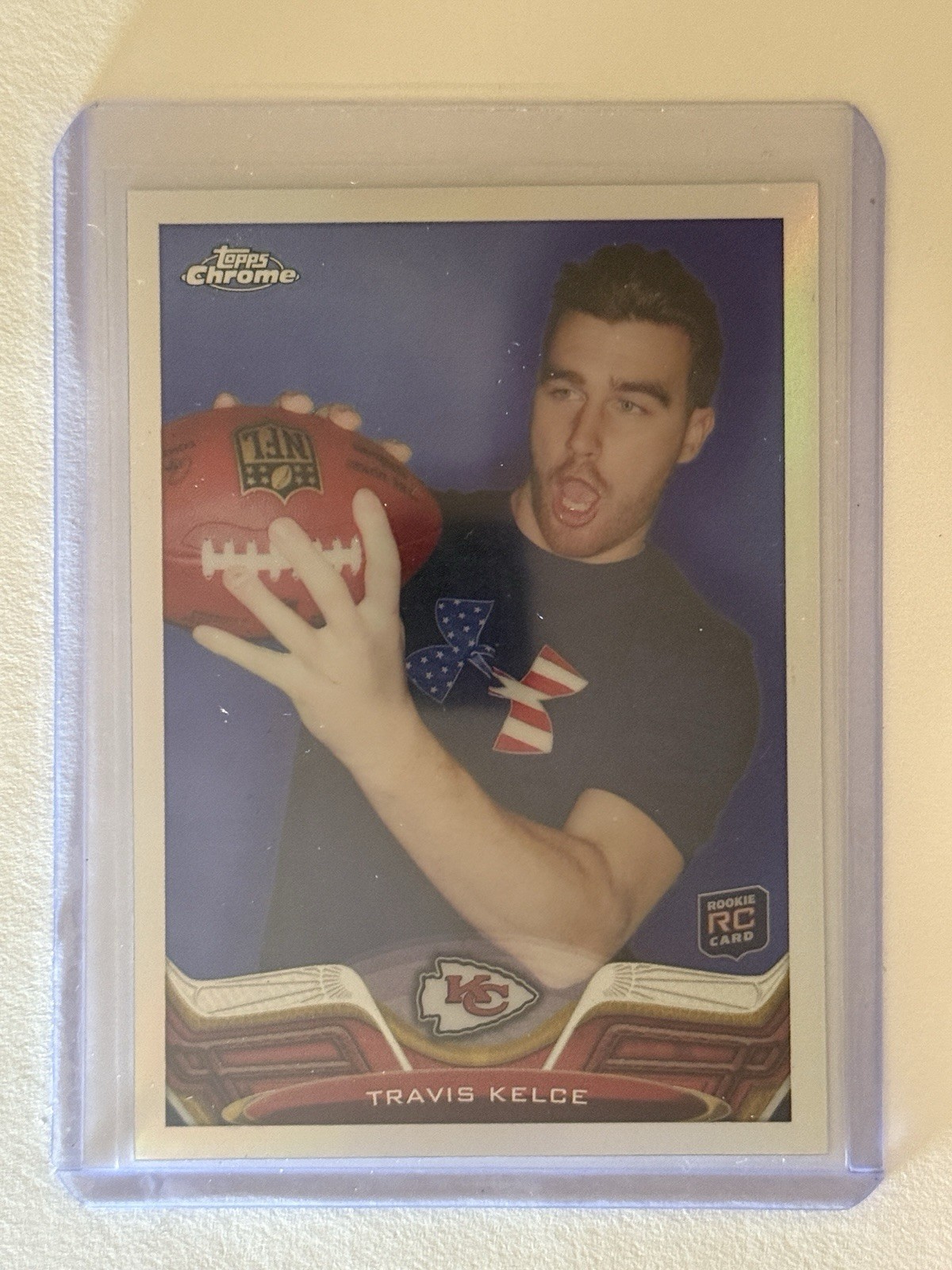 2013 Topps Chrome Rookie RC Refractor Travis Kelce Kansas City Chiefs #118