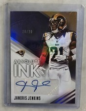 2014 Panini Absolute Ink Spectrum #AB-JJ Janoris Jenkins Auto /20 — Rams — Card