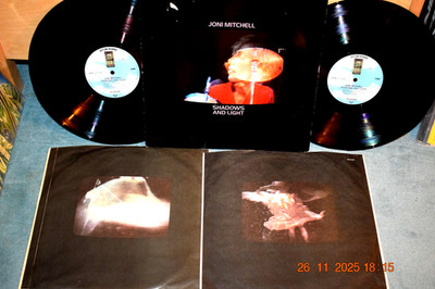 JONI MITCHELL: SHADOWS AND LIGHT GERMAN 1st PRESS  ASYLUM AS 62030 NMINT-