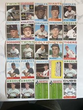 1964 Topps Baseball 157 Card Lot NM-MT