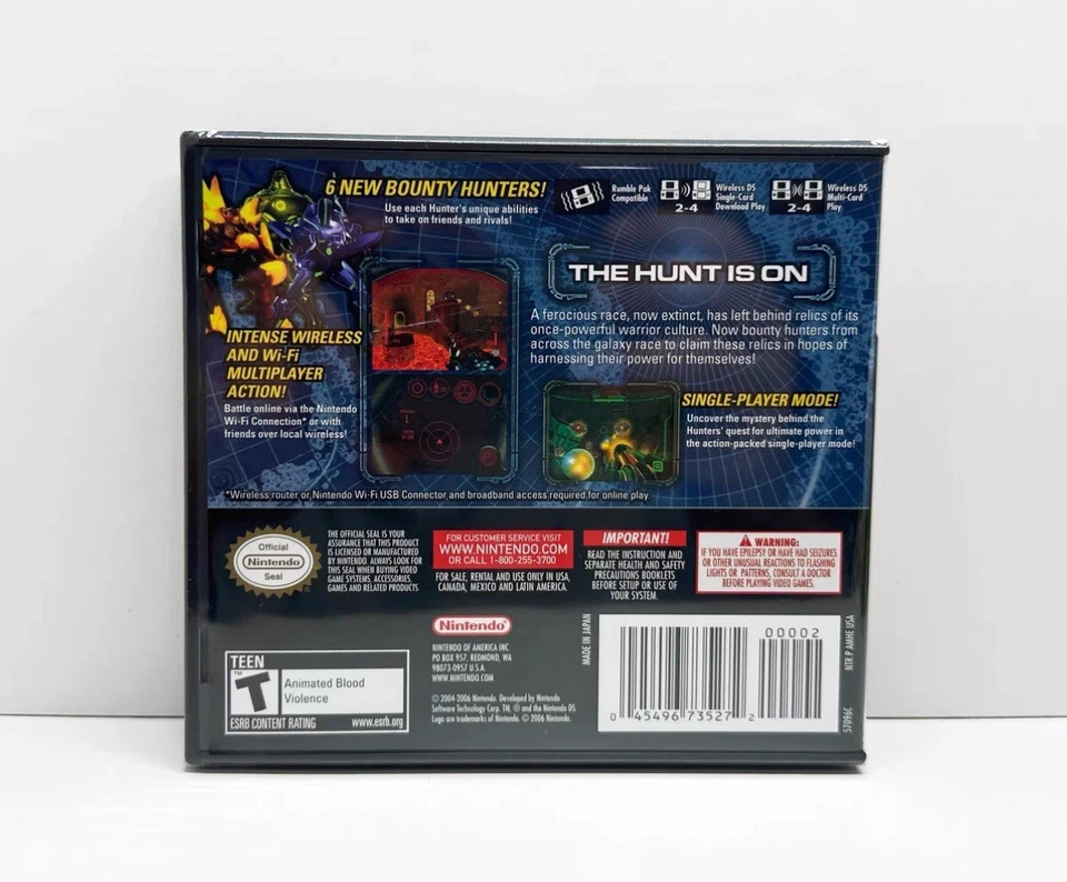 Metroid Prime Hunters Nintendo DS Brand new Factory Sealed - Image 2 of 4