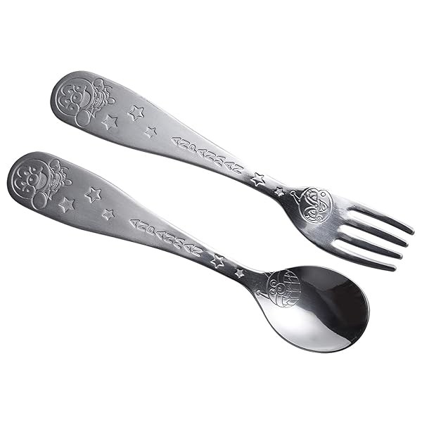 LEC Anpanman metal spoonC fork M stainless Free Ship w/Tracking# from Ja