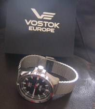 Vostok Europe Almaz Space Station 320A258B seiko NH35 24J AUTOMATIC Black Dial