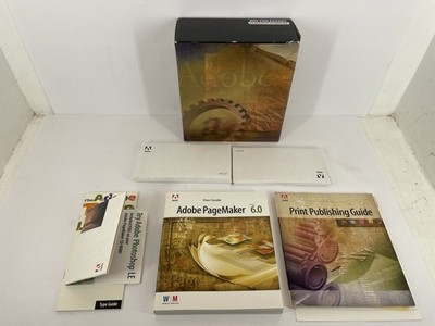 DISCS ONLY Adobe PageMaker 6.0 Desktop Publishing Software