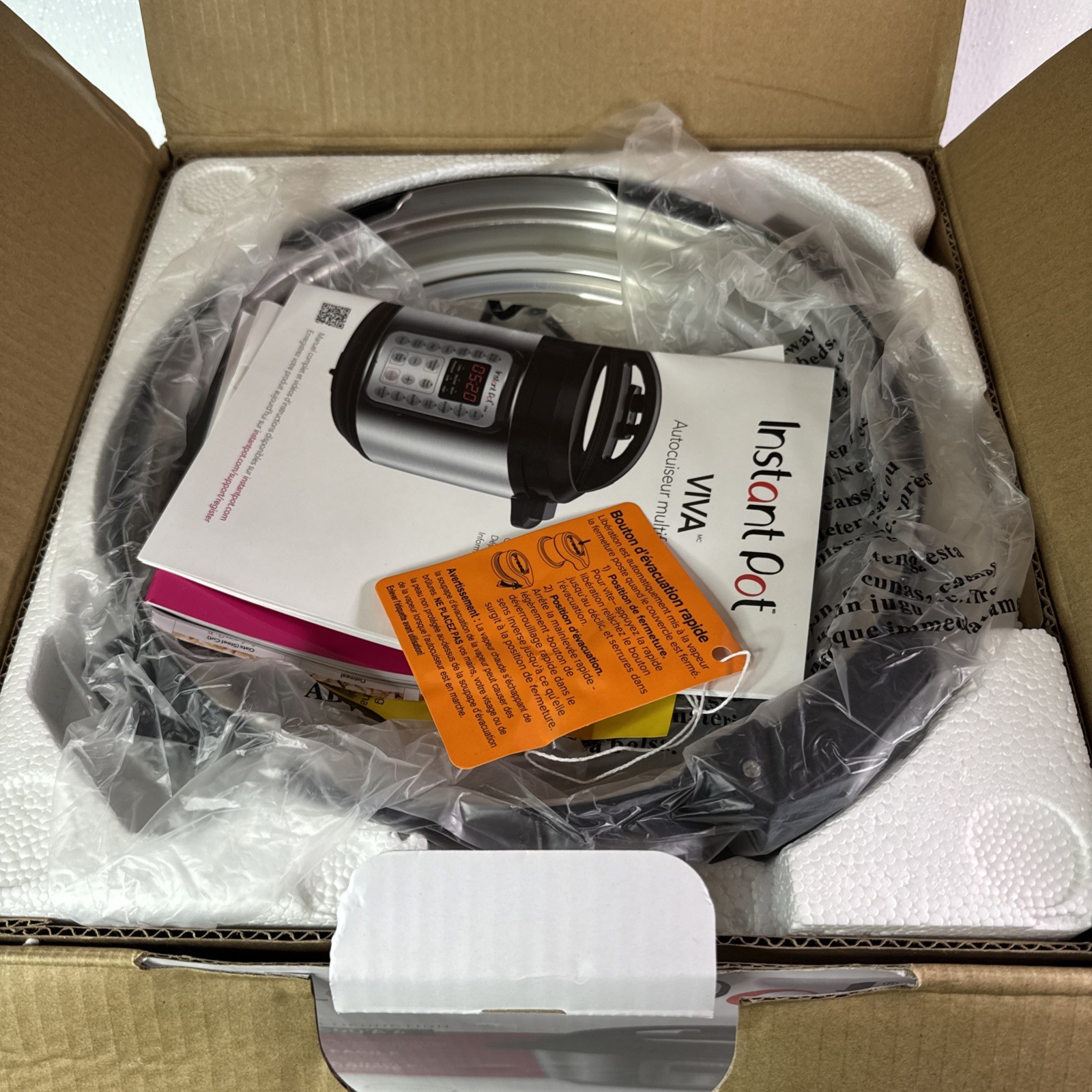 Instant Pot Viva 9-in-1 Multi-Use 6 Quart Pressure Cooker NEW